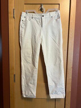 Talbots Women's White Jeans: Size 6